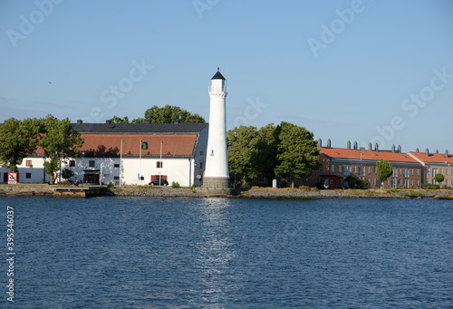 Leuchtturm bei Karlskrona, Schweden