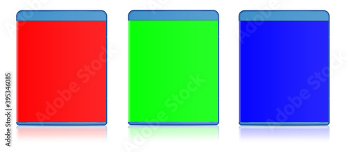 фотографія Blank Blu-ray case RGB