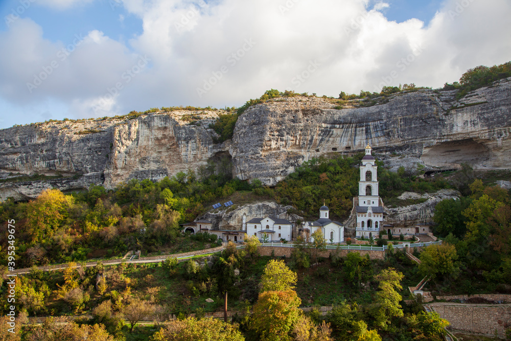 Russia. Crimea. Bakhchisarai. Holy Dormition male cave monastery