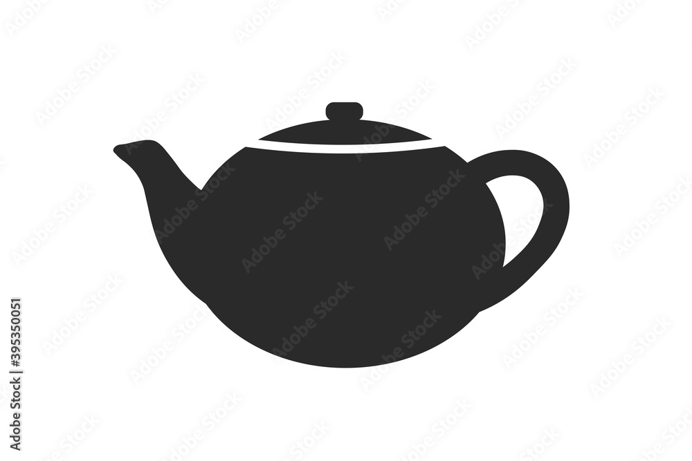 Teapot. Simple icon. Flat style element for graphic design. Vector EPS10 illustration. Teapot. Simple icon. Flat style element for graphic design. Vector EPS10 illustration.