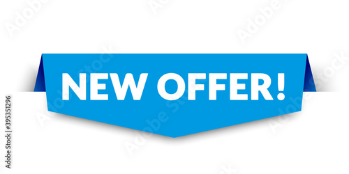 Vector Illustration New Offer Label For Web Store.