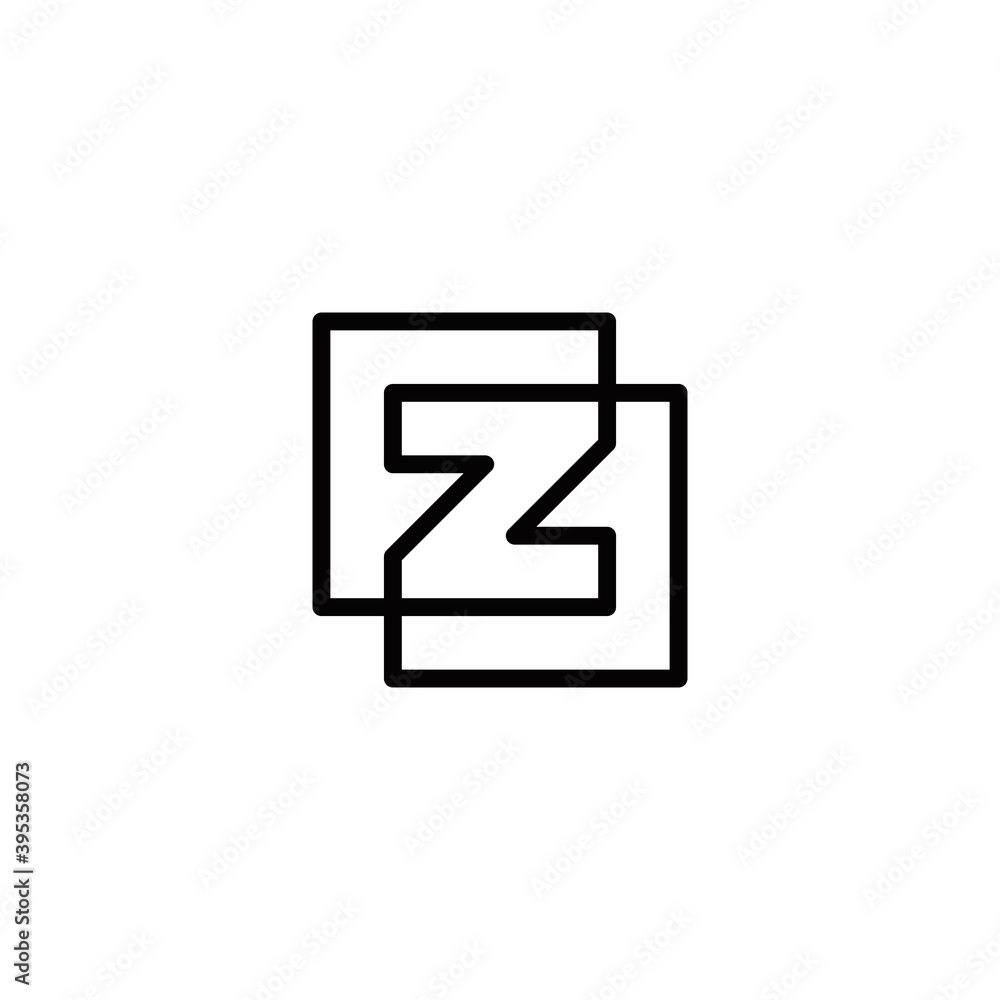 f z initial logo design vector graphic idea creative f z initial logo design vector graphic idea creative
