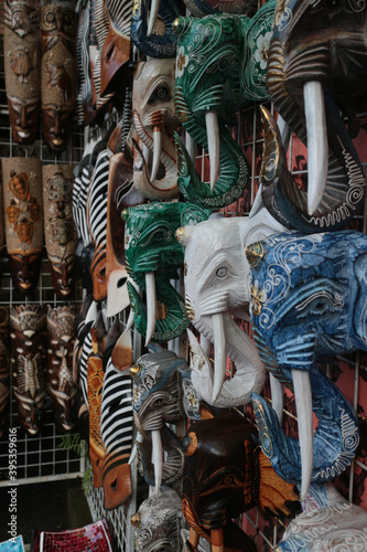 Elephant souvenirs in Bali