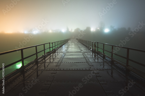 bridge with fog