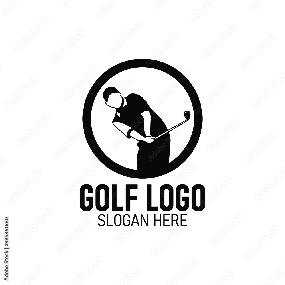 Golf logo template design vector icon illustration Golf logo template design vector icon illustration