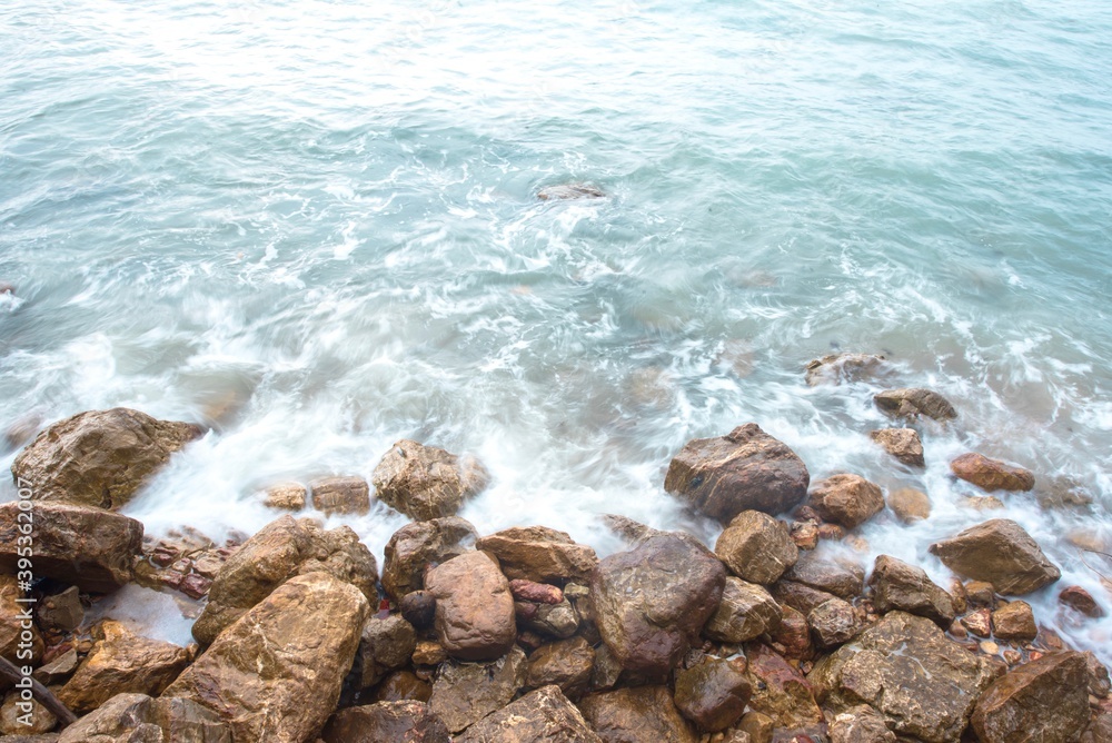 Waves Crashing on Rocks at Hin Ngam Beach, Nakhon Si Thammarat
Waves Crashing on Rocks at Hin Ngam Beach, Nakhon Si Thammarat