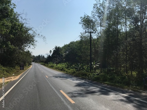 Country road, Phuket, Thailand 