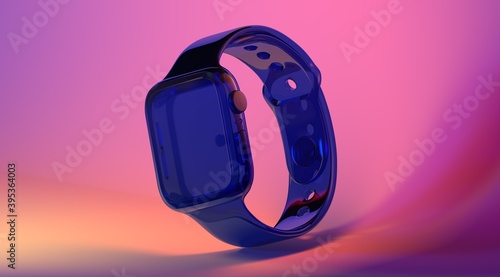 smartwatch 3d isolated midern style photo