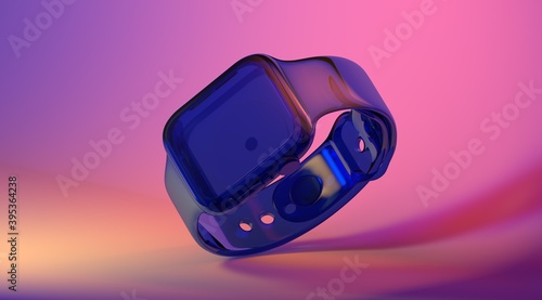 smartwatch 3d isolated midern style photo