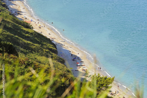 Portonovo, Ancona, Marche, Italy, Parco del Conero, a stretch of the Mezzavalle beach photo