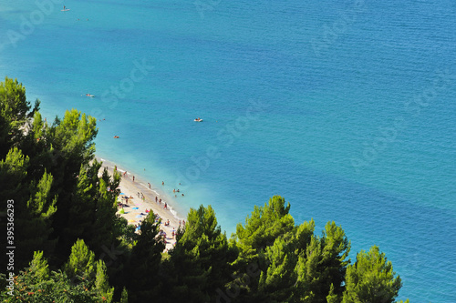 Portonovo, Ancona, Marche, Italy, Parco del Conero, a stretch of the Mezzavalle beach photo