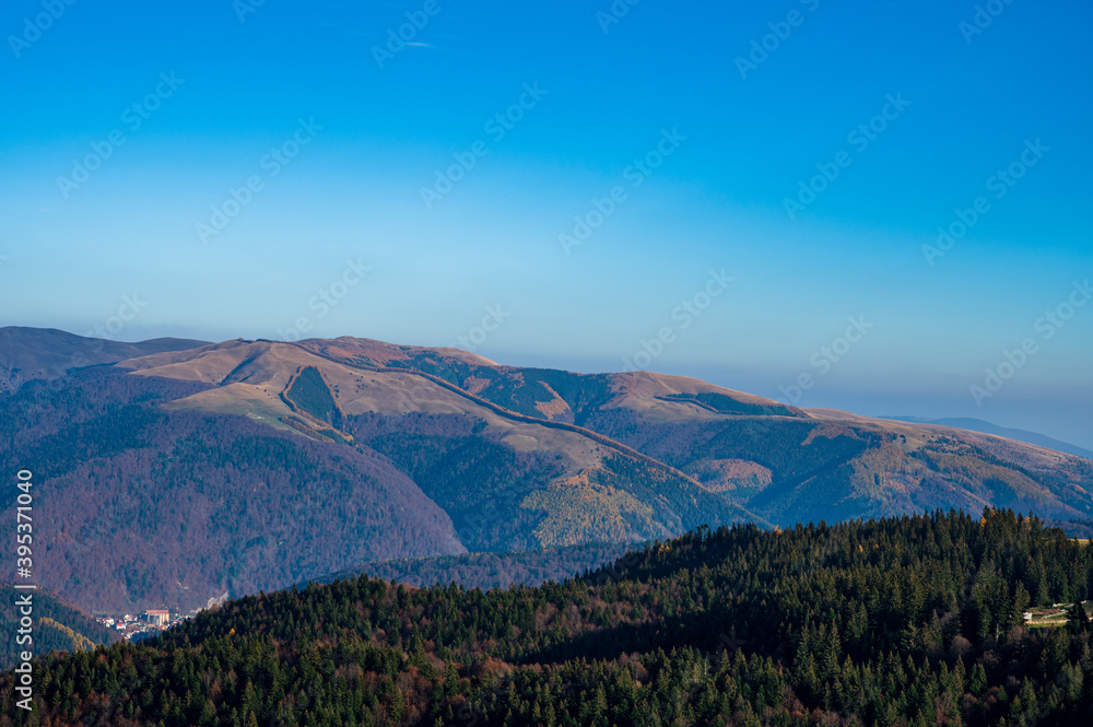 Prahova Valley in Romanian Carpathian Mountains