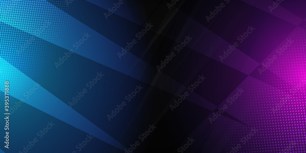 Abstract game background with blue pink light. Suit for e-sport and gaming competitiong.  - obrazy, fototapety, plakaty 