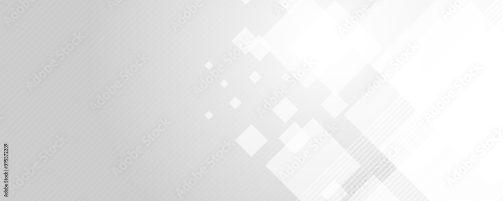 Obraz premium Modern white gray abstract web banner background creative design