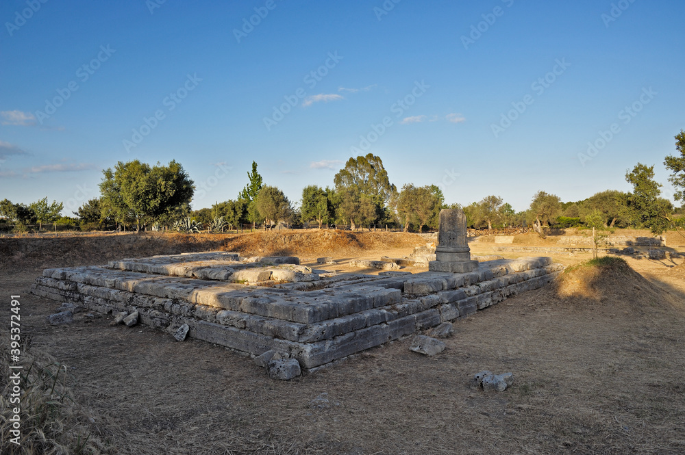 Locri, district of Reggio Calabria, Italy, Archaeological area of Locri Epizefiri