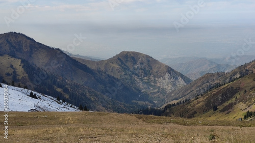 Shymbulak Ski Resort. Snow Mountains. Almaty. Ile-Alatau National Park. Kazakhstan © Pavlo