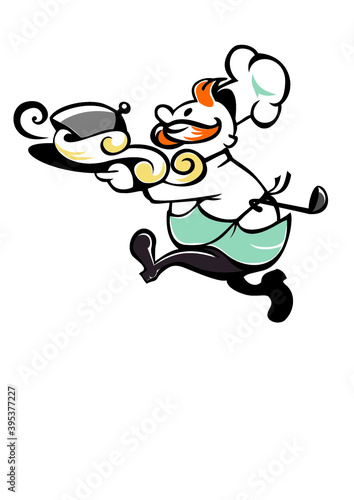 moustache chef