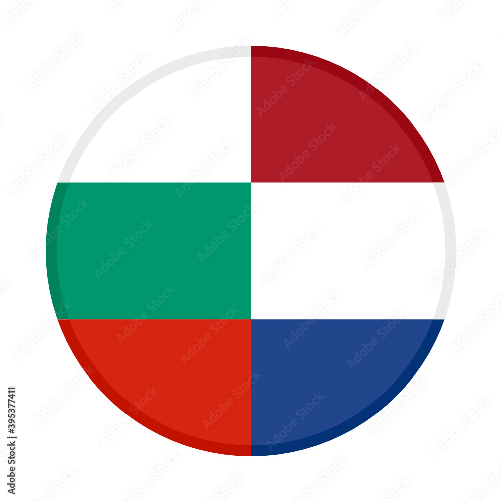 round icon with bulgaria and netherlands flags, isolated on white background
round icon with bulgaria and netherlands flags, isolated on white background