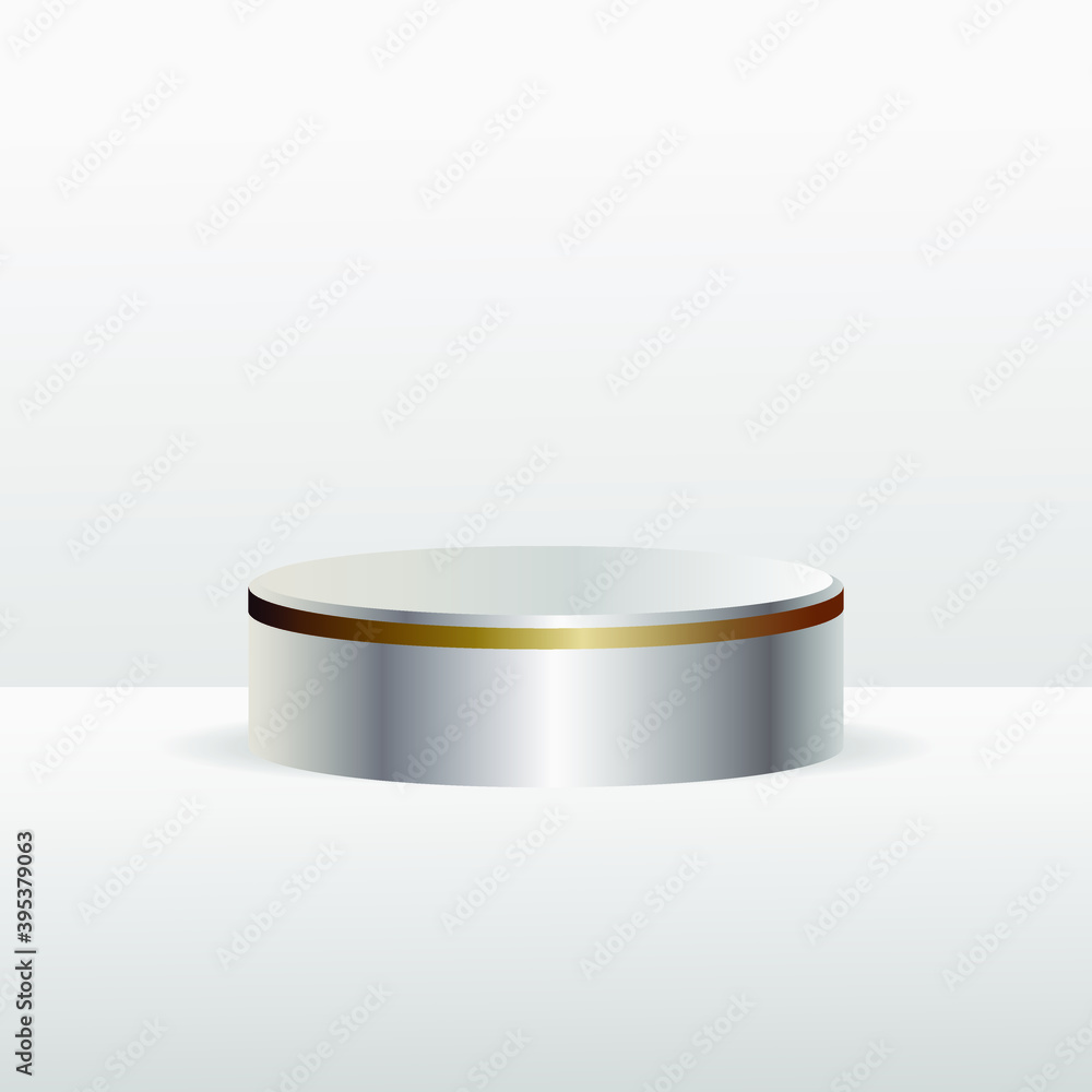 silver podium vector illustration for background, product display silver podium vector illustration for background, product display