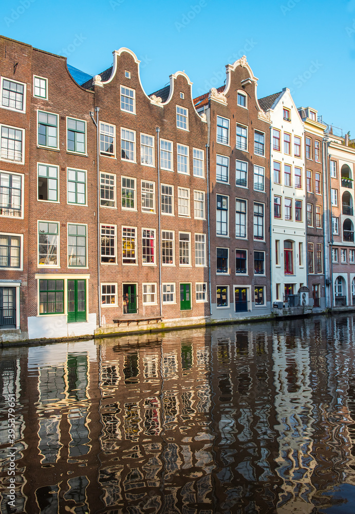 Beautiful view of Amsterdam, Netherlands.