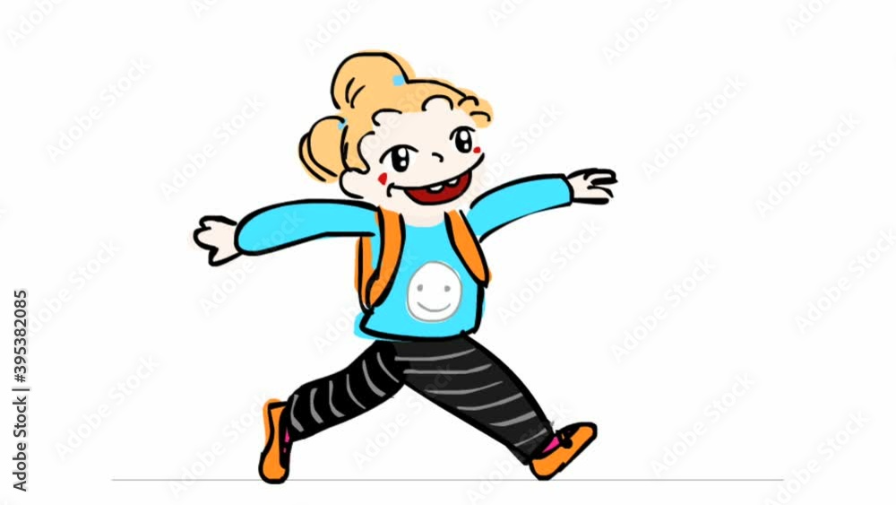 character walking loop character walking loop