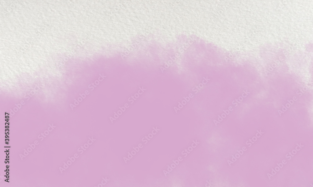 lavender watercolor background on white canvas