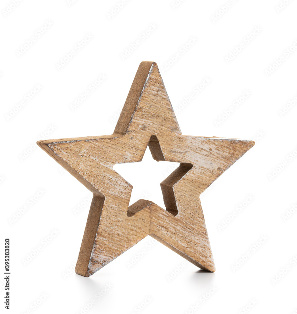 Christmas star isolated on a white background. Christmas star isolated on a white background.