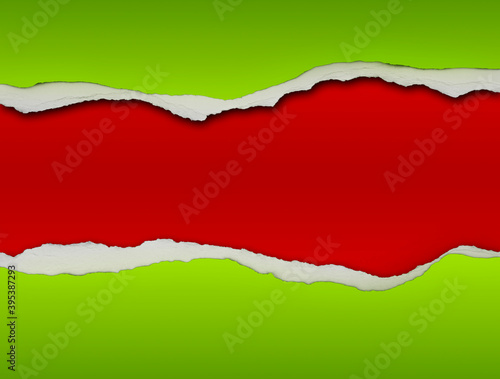 Wallpaper Mural Christmas ripped paper Torontodigital.ca