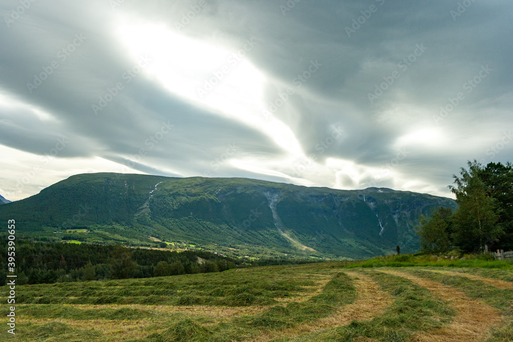 Beautiful Landscape around Otta river near Fossbergom, Garmo, Norway, Scandinavia Beautiful Landscape around Otta river near Fossbergom, Garmo, Norway, Scandinavia