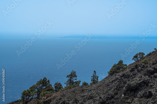 Landscape of the Teneguia Vulcano (La Palma, Canary islands, Spain) photo