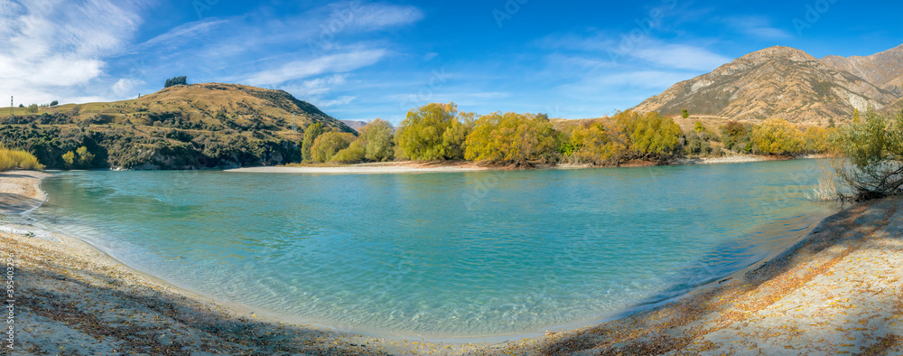 The Shotover River as viewed from the Twin Rivers Trail, Queenstown Area, New Zealand