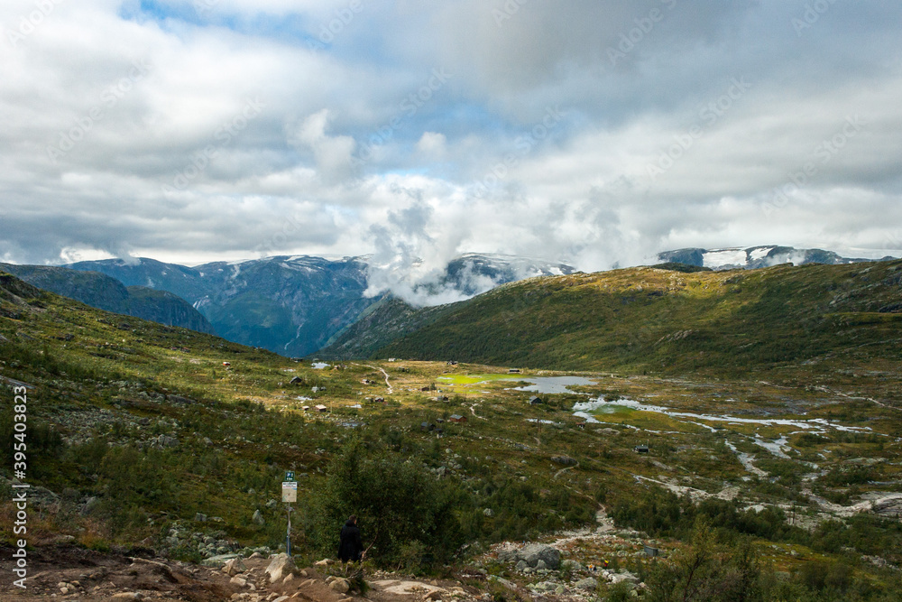 Hike to Trolltunga, Odda, Sørfjord Norwegen, Scandinavia, 14km hike