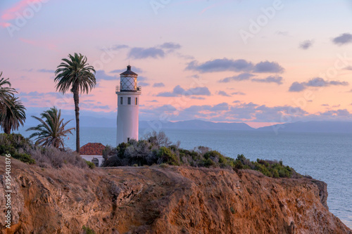 lighthouse on sunset