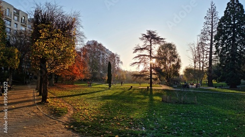 фотографія Un parc public en automne