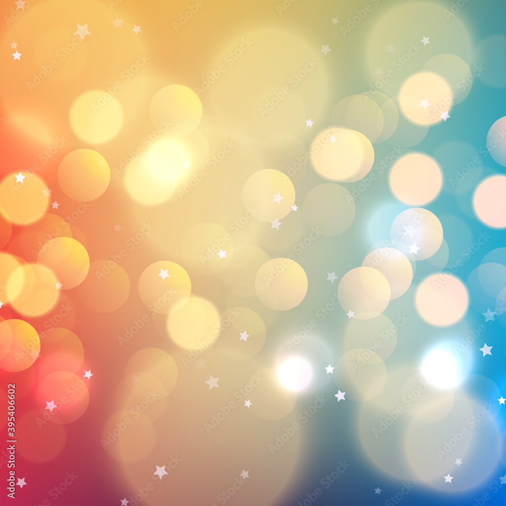 Obraz premium Glowing vector blurred background. stock illustration