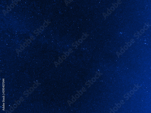 Blue dark starry cosmic sky with stars