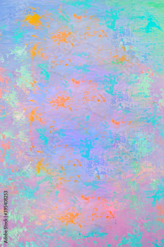 Oil painting abstract background colored spots