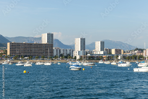 Bay of Ajaccio, the capital city of Corsica