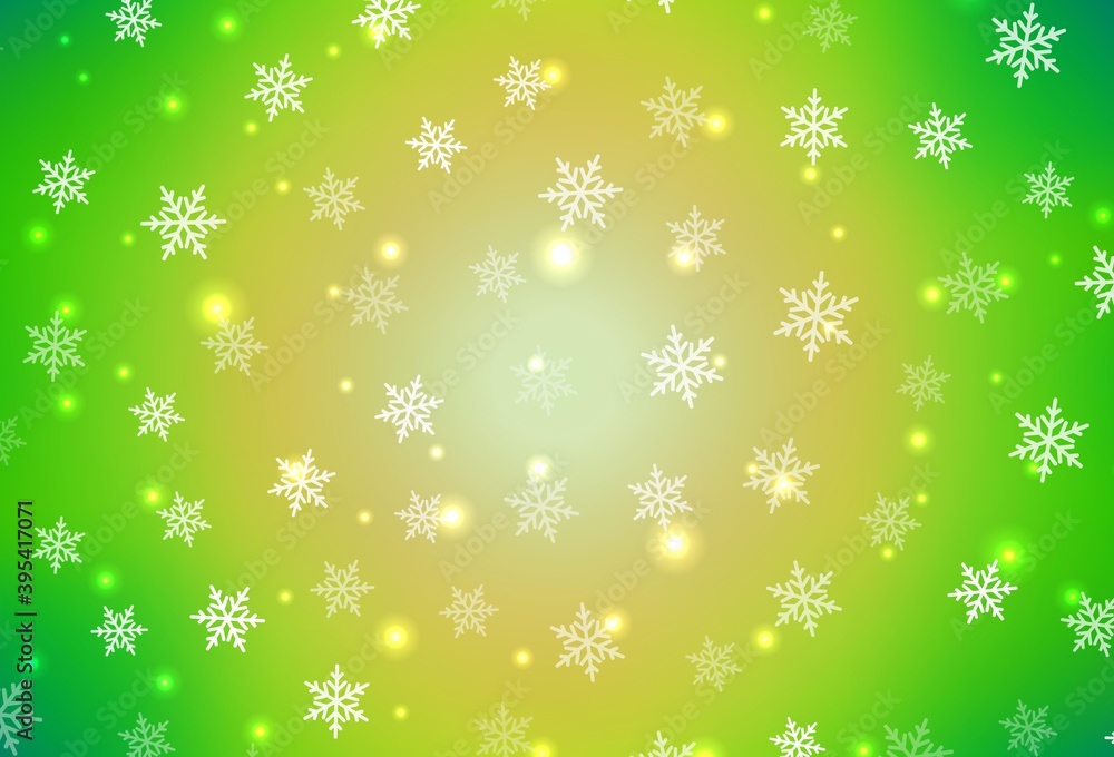 Light Green, Yellow vector template in carnival style. Light Green, Yellow vector template in carnival style.