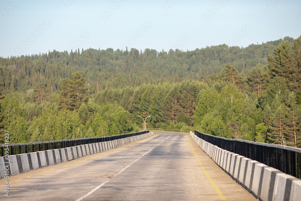 pring Road Trip. Concrete bridge