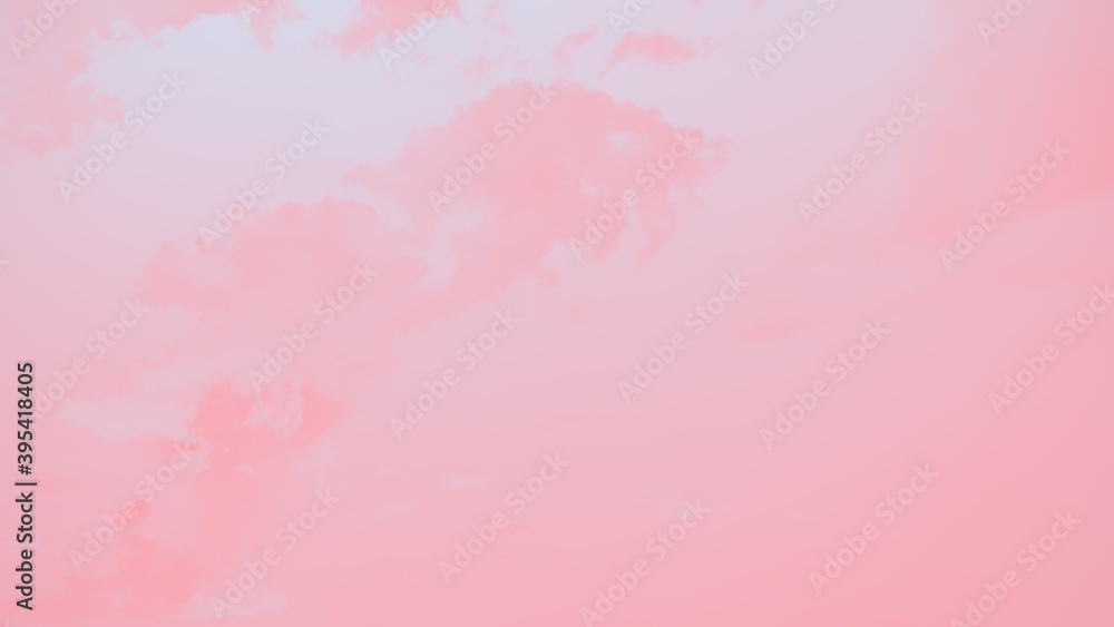 Abstract pastel pink soft watercolor sky background with blurred clouds Abstract pastel pink soft watercolor sky background with blurred clouds