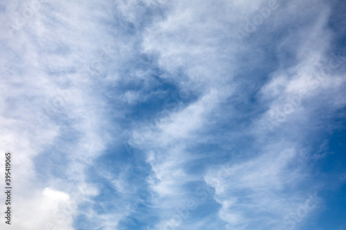 Environmental protection concept :Abstract white cloud and blue sky
