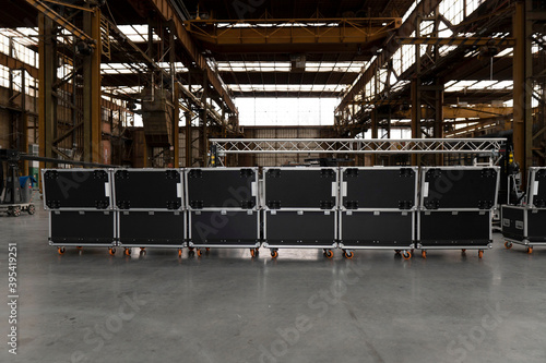 Music, concert, event equipment cases.
