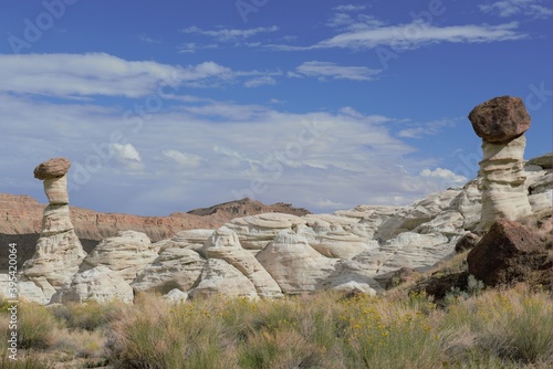 Wahweap Hoodoos rock formations photo