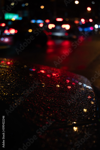 Bokeh in a rainy night