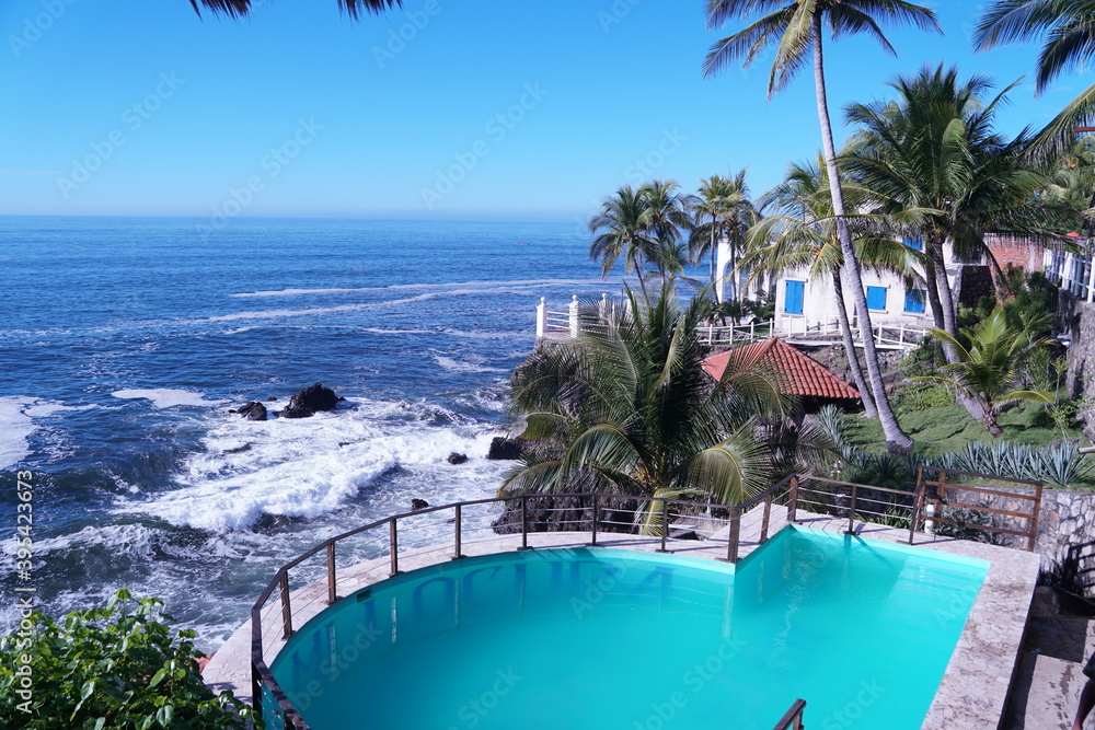 Fototapeta premium pool in the resort