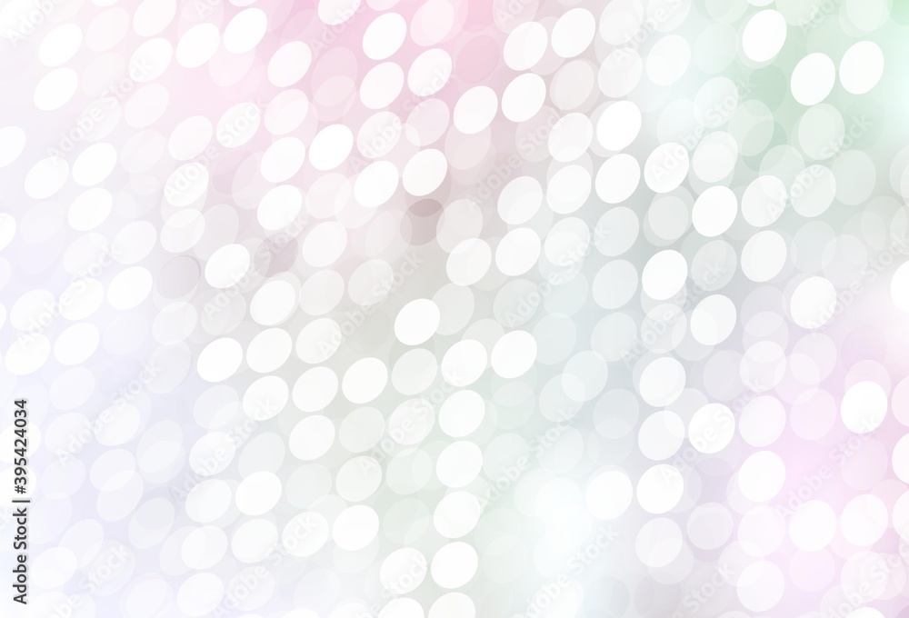 Light Pink, Yellow vector background with bubbles. Light Pink, Yellow vector background with bubbles.