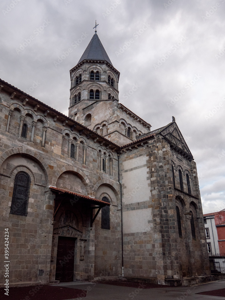 The Basilica of Notre-Dame du Port is a Romanesque basilica, formerly a collegiate church, in the Port quarter of Clermont-Ferrand in France, between Place Delille and the cathedral.