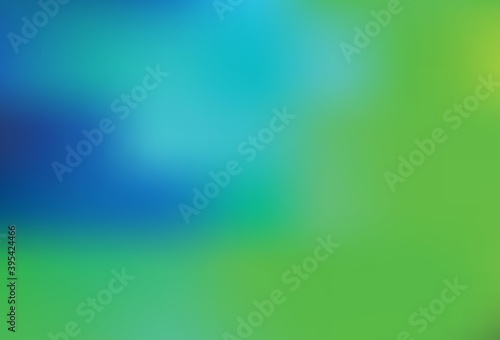 Light Blue, Green vector blurred pattern.