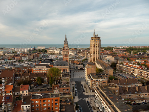 Fototapeta Cityscape of Dunkirk
